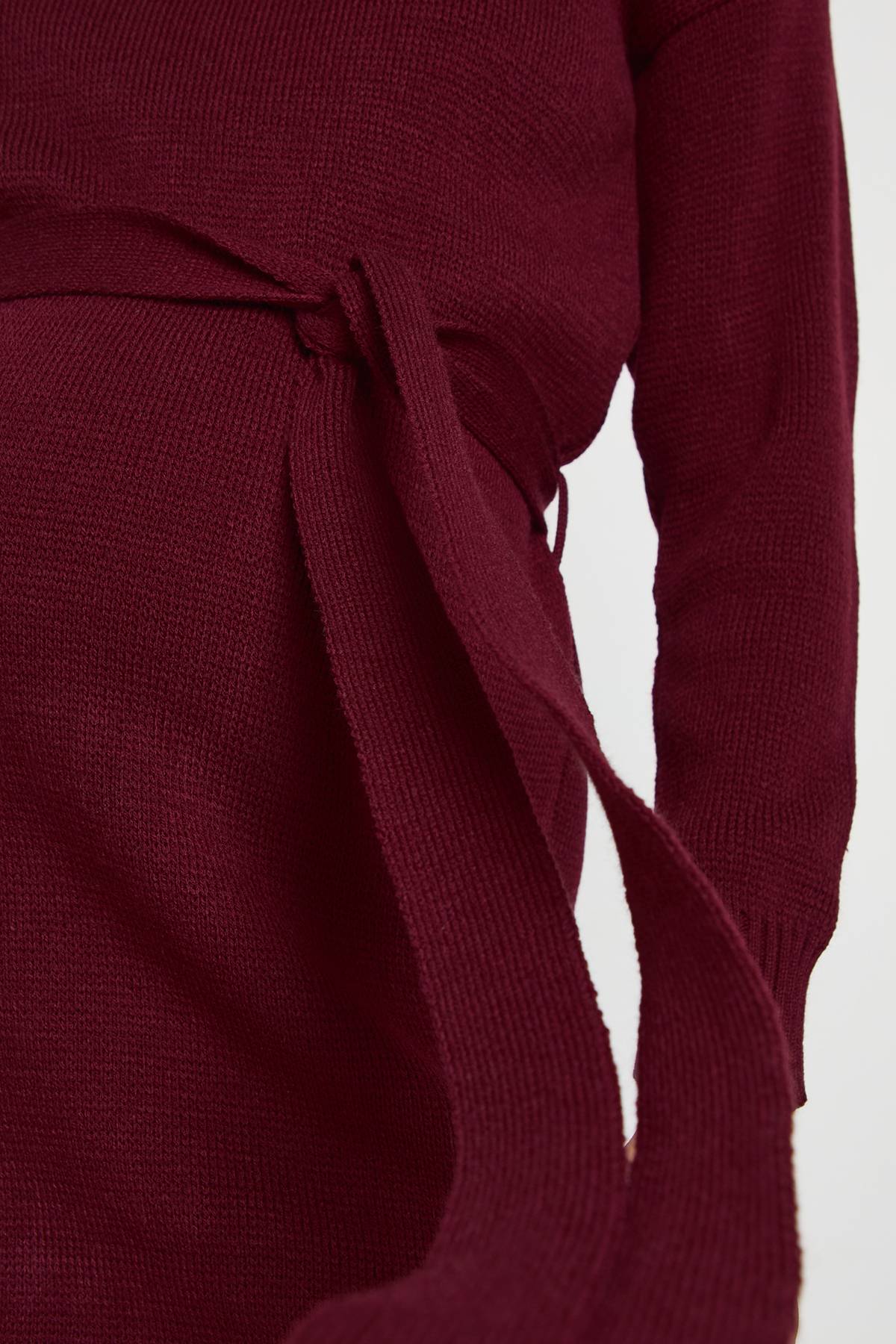 boohoo Robe midi pull maternité à col rond