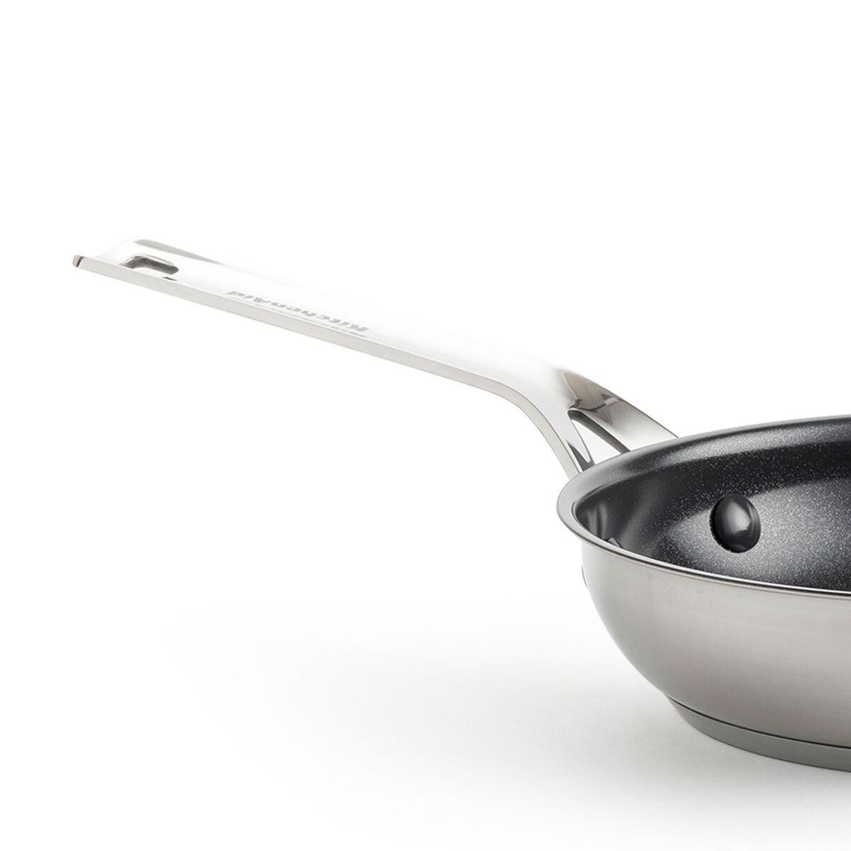Sett med stekepanner 20 cm + 24 cm + 28 cm, rustfritt stål