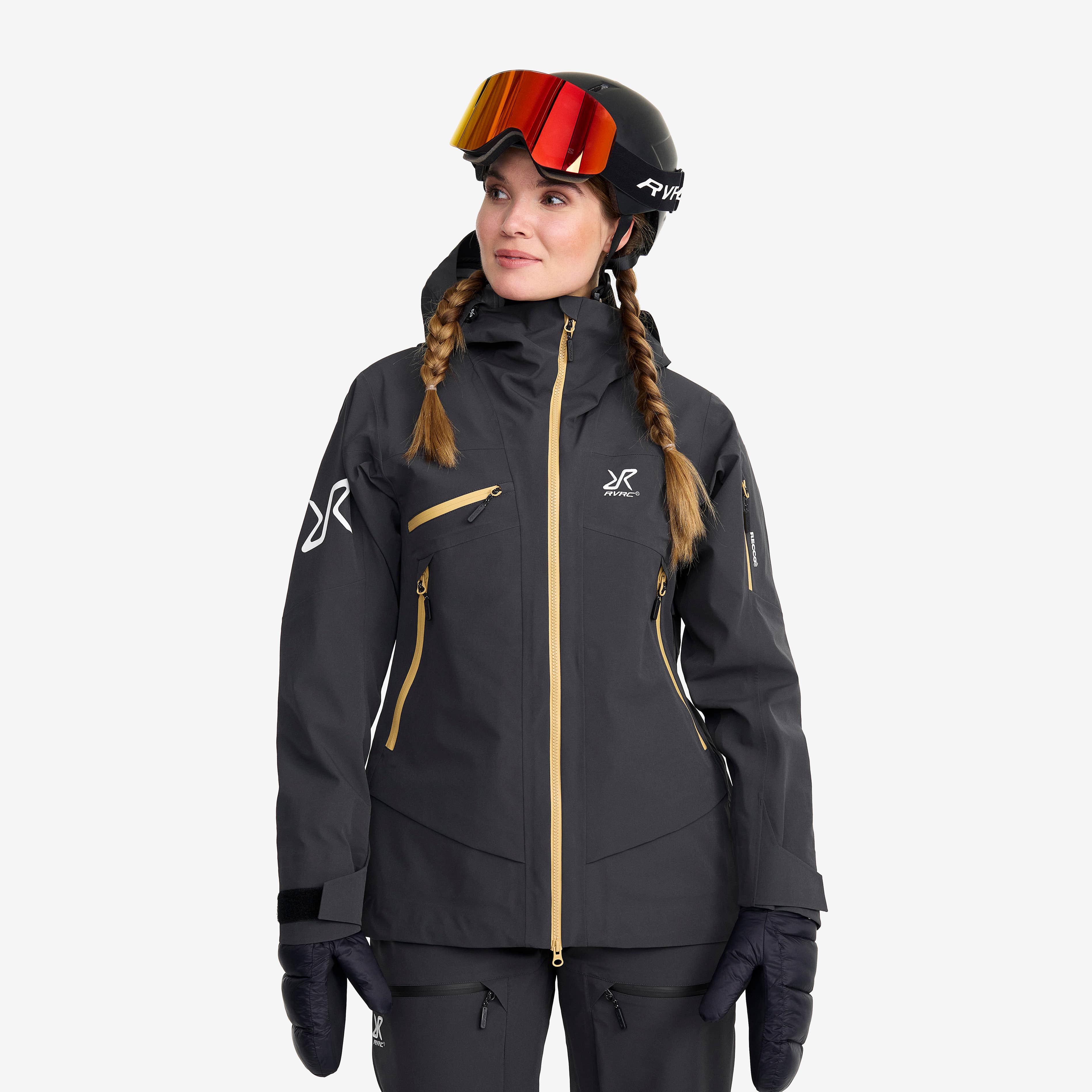 Atlas 3L Ski Jacket Dame Anthracite