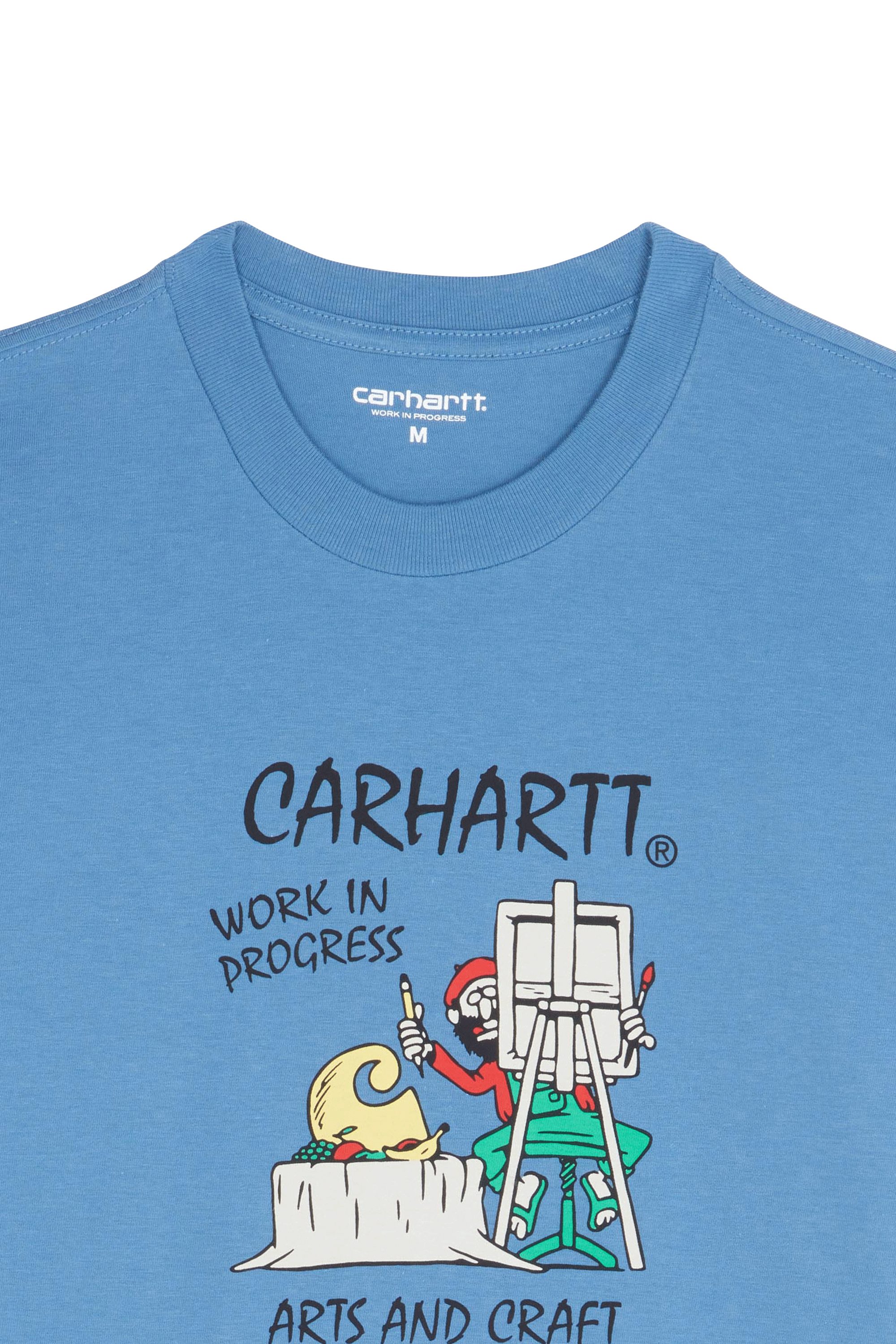 CARHARTT WIP T-shirt S/S Art Supply T-Shirt Bleu