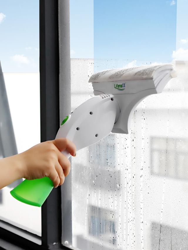Lifenaxx Fenstersauger mit 2 h Akkulaufzeit, 280 mm Breite