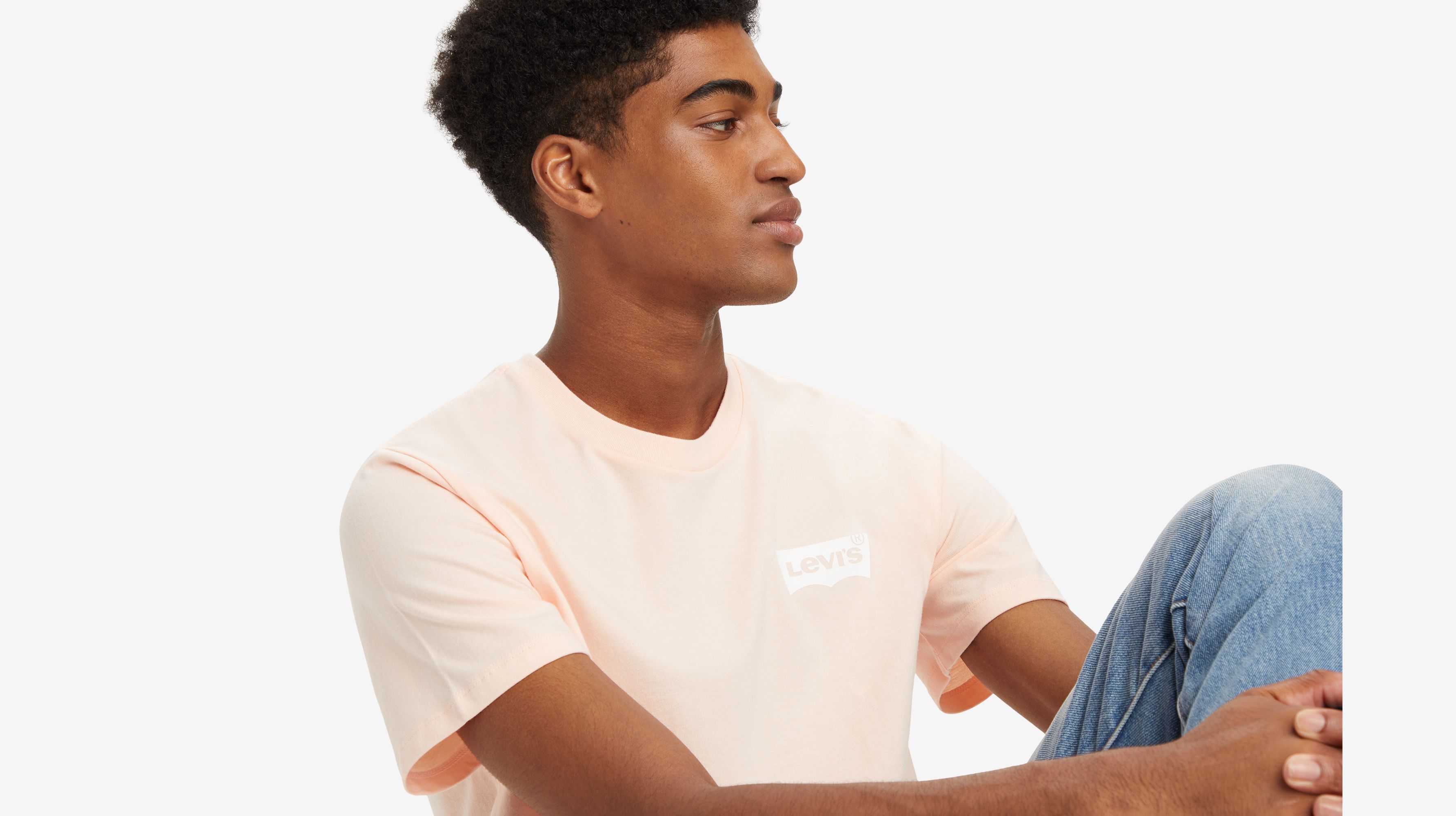 T-shirt graphique Classic - Batwing Pale Peach - Orange
