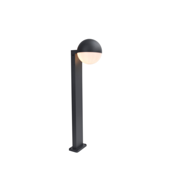 LUTEC staanlamp sokkel Looma donkergrijs 25W