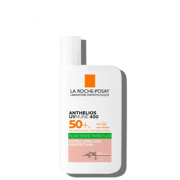 Protetor Solar La Roche-Posay Anthelios UVMune 400 Fluído c/Cor Oil Control SPF50  50ml