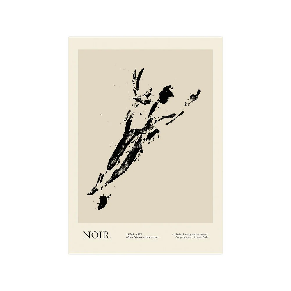 Poster & Frame  Noir plakat, beige - 50x70 cm