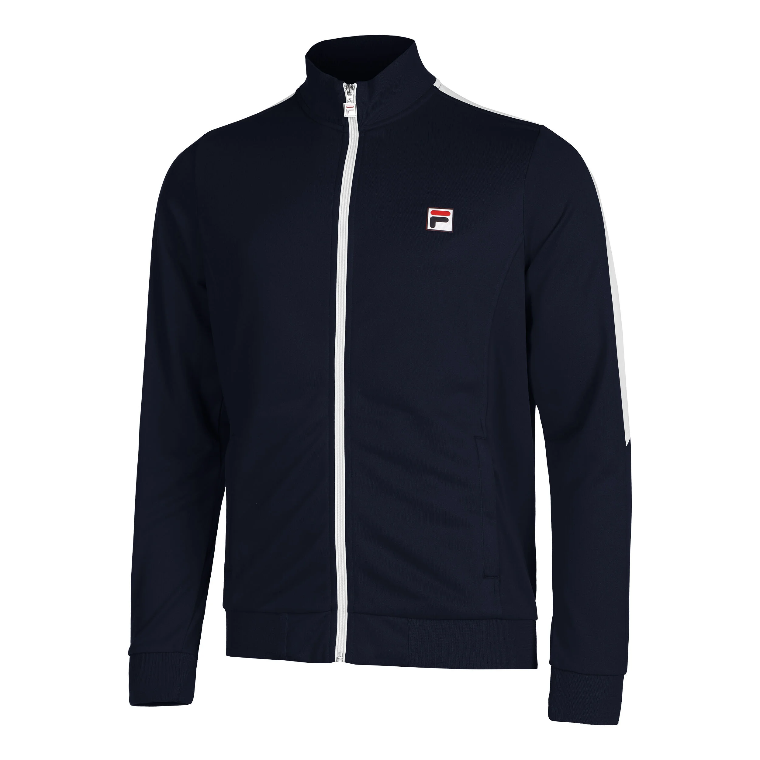 Fila Manuel Veste De Survêtement Hommes - Bleu Foncé , Blanc