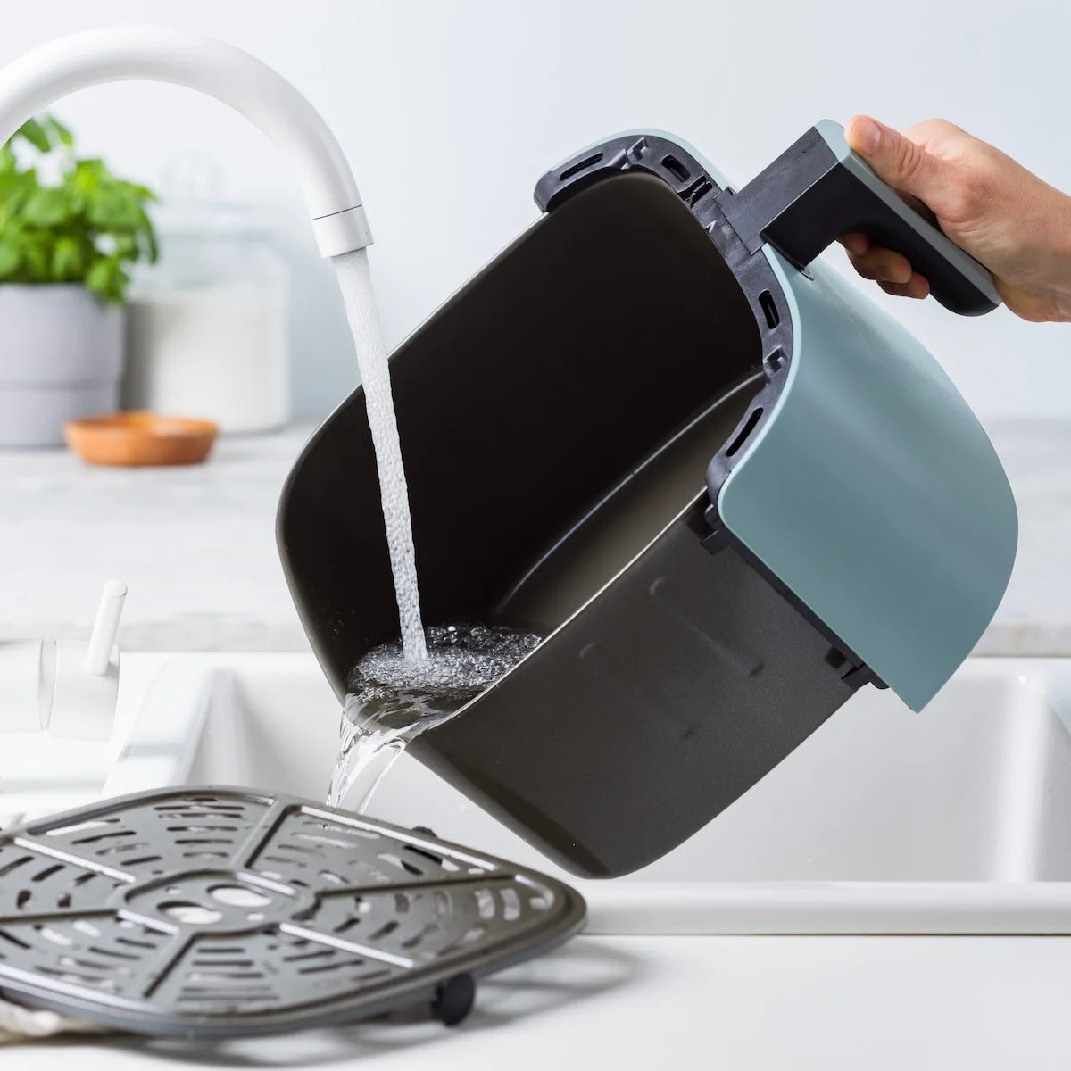 GreenPan Bistro XL Airfryer 7,2L - PFAS-vrij Smokey Blue