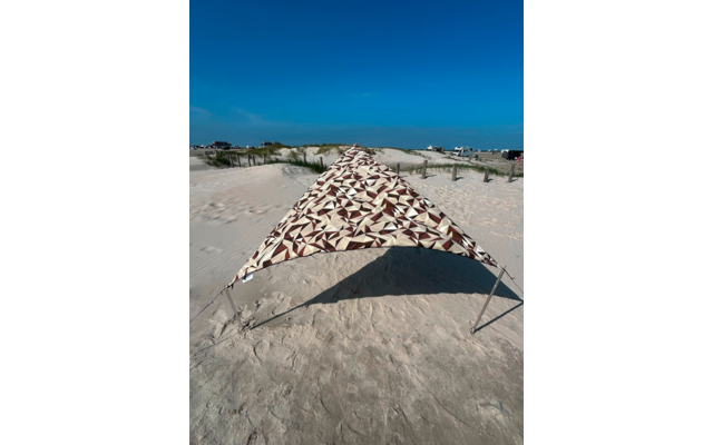 Bent TC-Zip-Canvas Single Sonnensegel 2,5 Meter