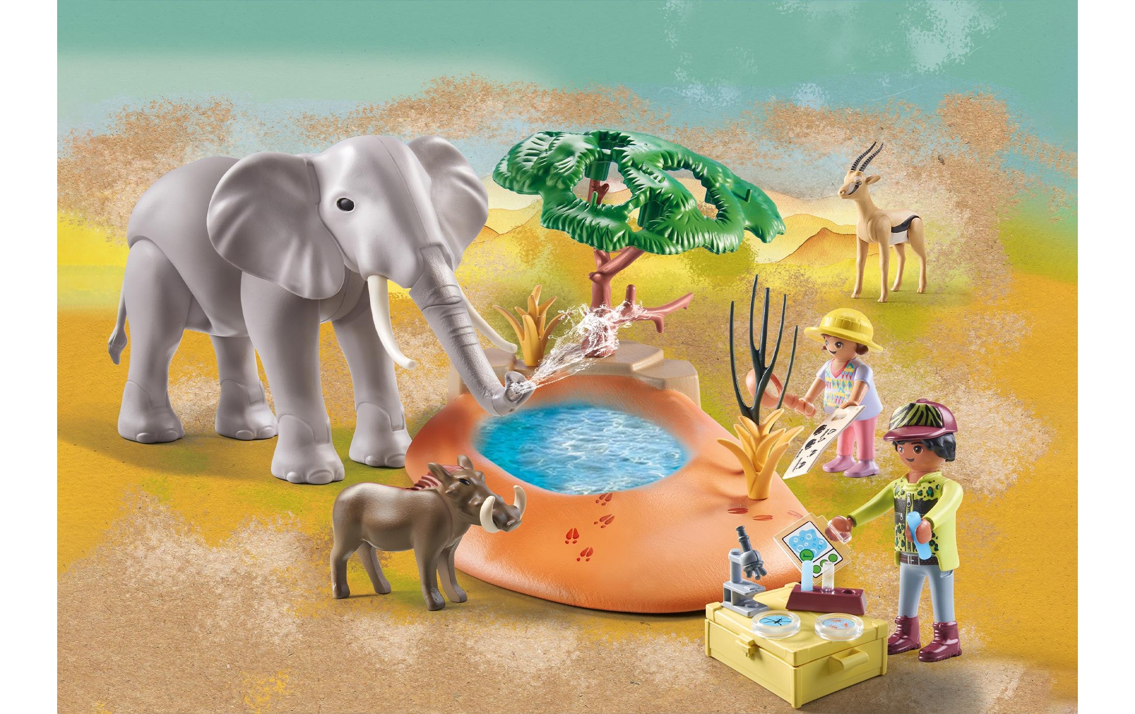 Playmobil® Spielbausteine »Wiltopia Spritztour zum Wasserloch 71294«