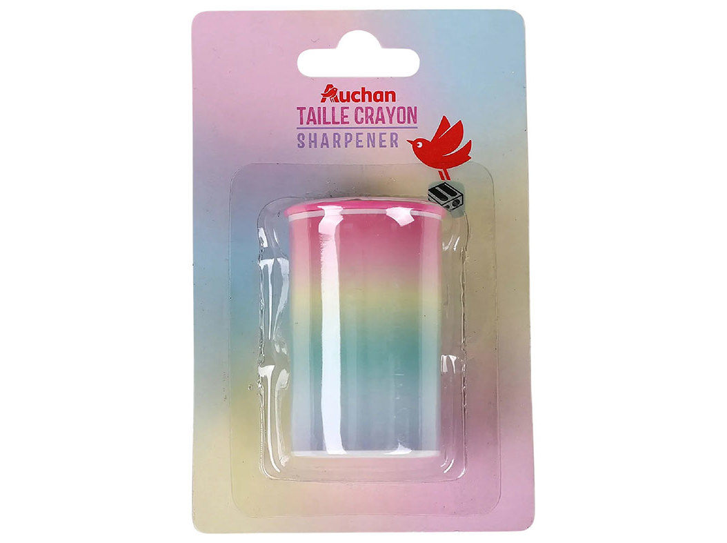 APARA-LÁPIS AUCHAN LATA SHIMMERING