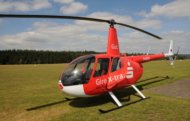 Hubschrauber fliegen Lauterbach - Piloten Abenteuer