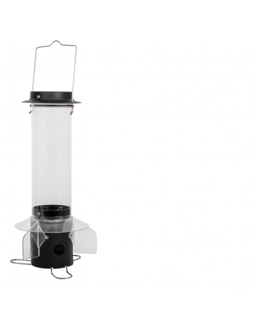 Wildbird Leto Kleine Vogel Feeder - Voersilo - 27x43 cm Zwart