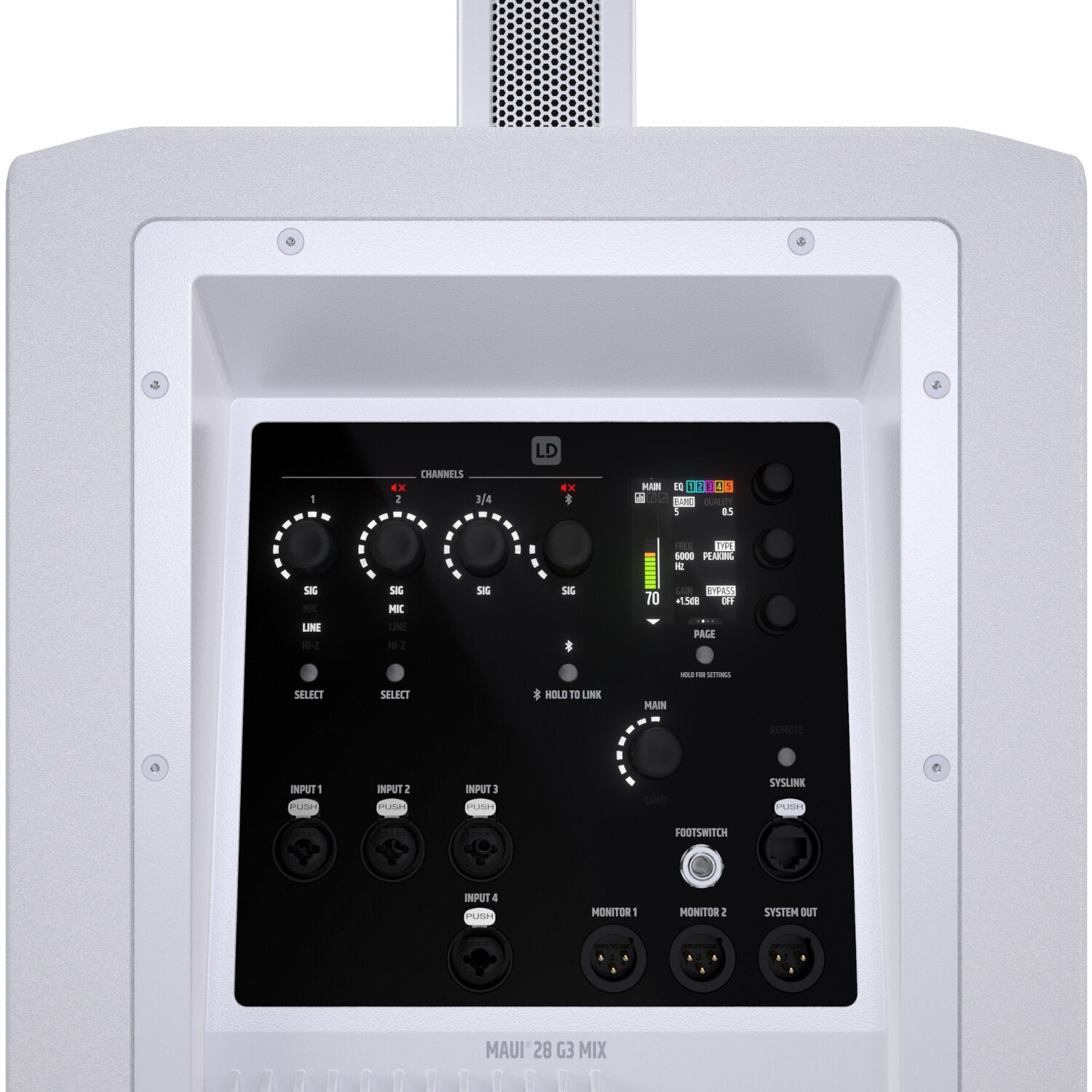 LD Systems MAUI 28 G3 MIX W cardioïde zuilsysteem 2060 Watt