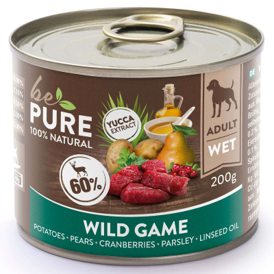 bePure Nassfutter Adult Wild & Kartoffeln