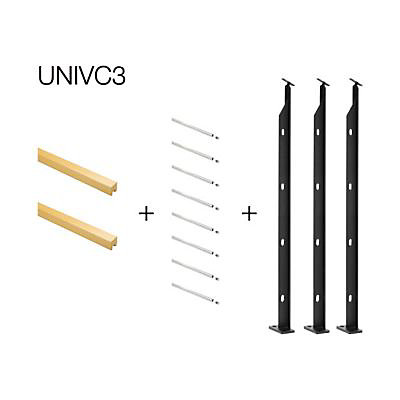 Pack balustrade Universo hêtre Kordo 4 ml
