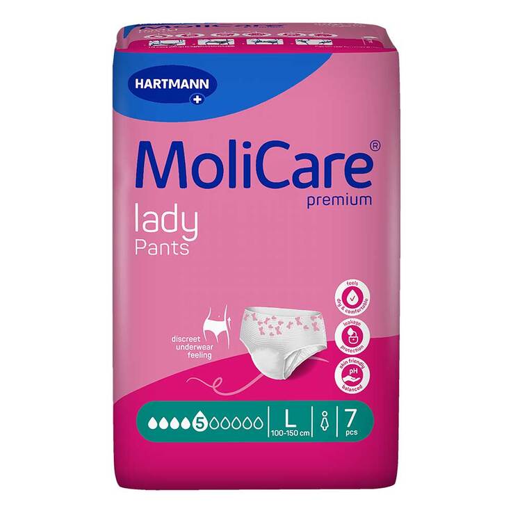 Molicare Premium lady Pants 5 Tropfen L, 7 St
