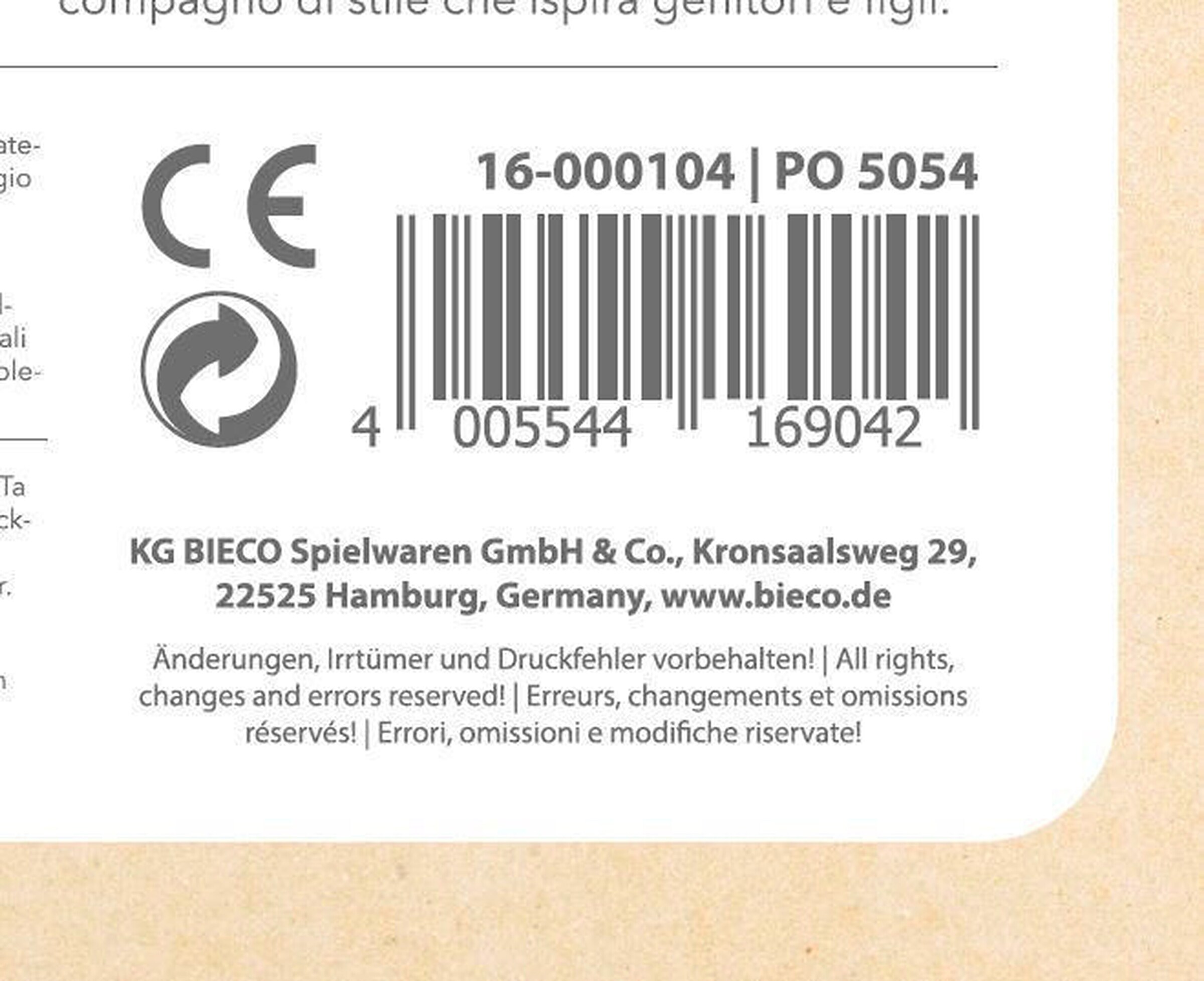 Bieco Schmusetuch Igel Knistereffekt - ab Geburt Braun