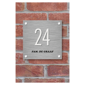 Pickup 3D Home plaat witacrylaat 3 mm 20 x 20 cm