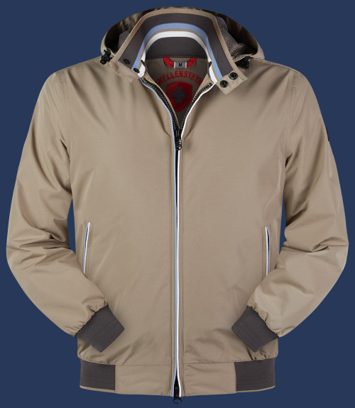 College HiDansAirTec, Sandstone/White/Bluesmoke