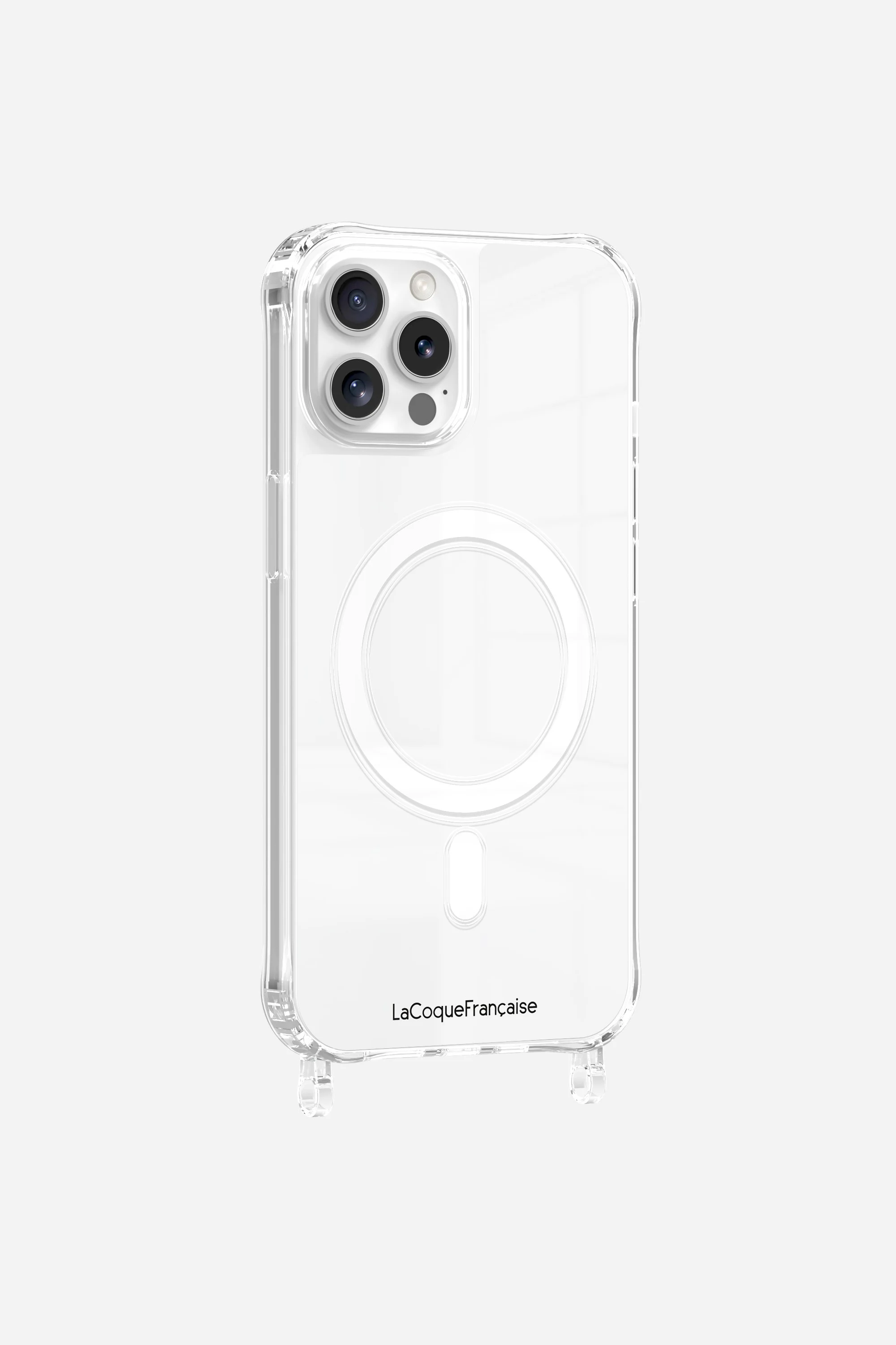 Coque de téléphone magsafe avec anneaux pour iphone 12 pro max | Argent
