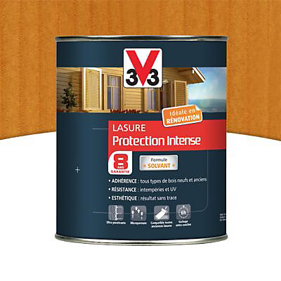 Lasure extérieure protection intense V33 chêne clair 1L - 8 ans