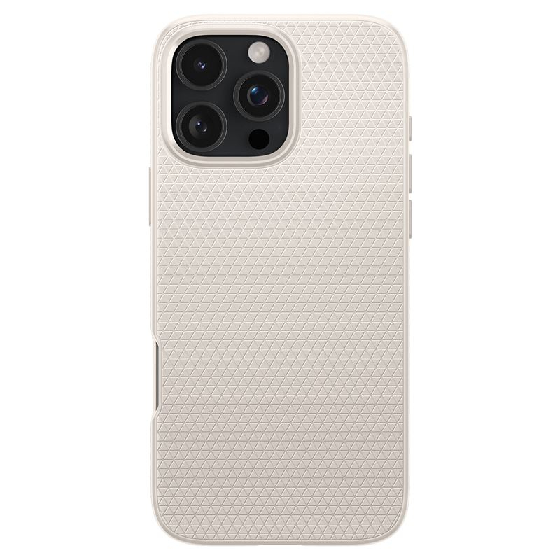 iPhone 16 Pro Max Liquid Air Case Gummi Hülle (ACS07991) - Natural Titanium (Silber)
