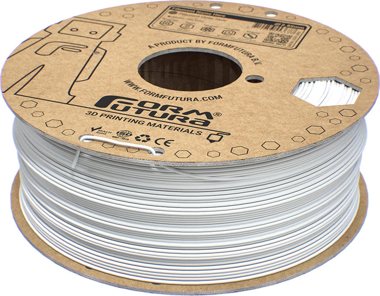 FormFutura  EasyFil™ ePLA Signal White, 1,75 mm / 1000 g    Benutzerfreundliches PLA Filament