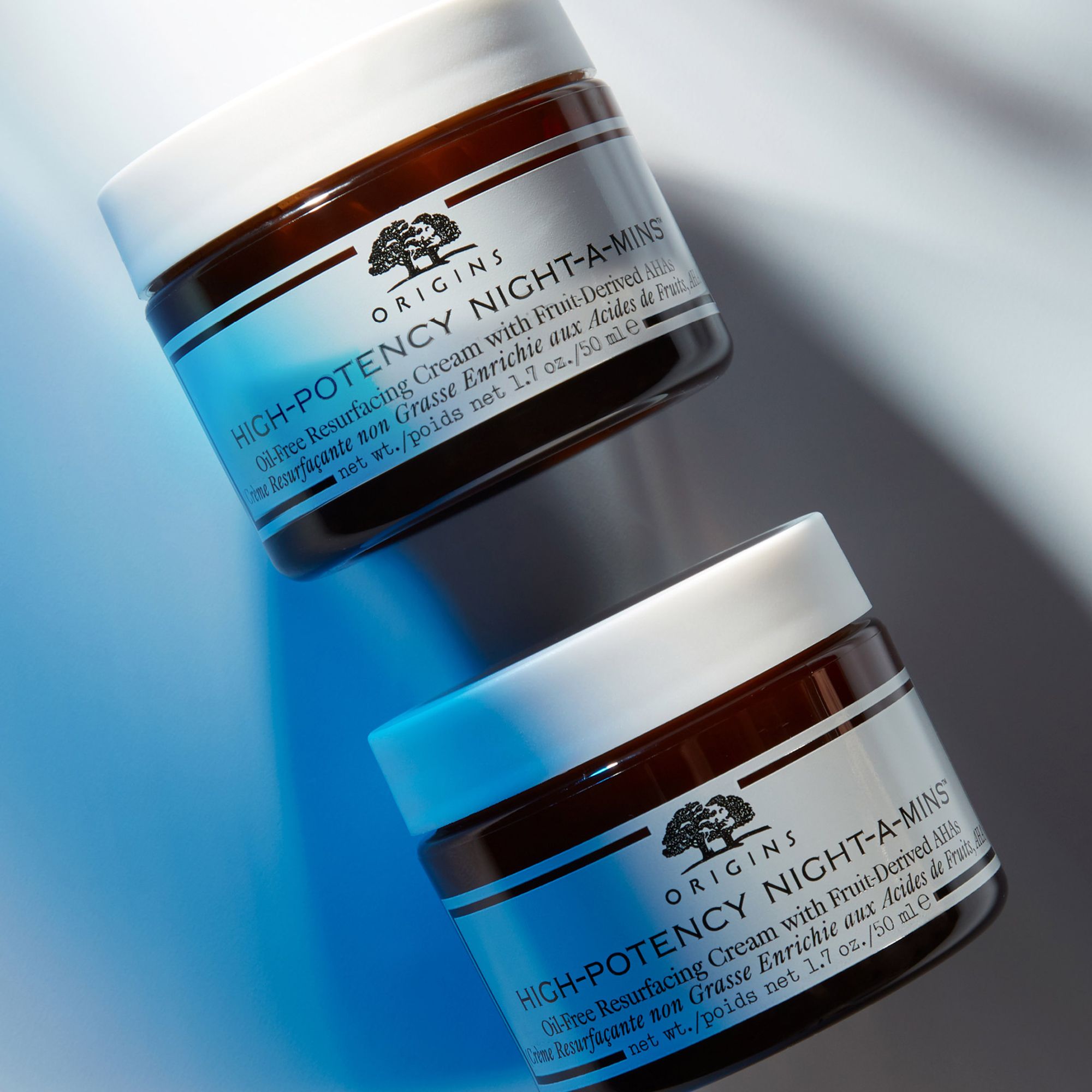 ORIGINS High Potency Night-A-Mins™ Oil-Free Resurfacing Cream With Fruit-Derived AHAs Feuchtigkeitsspendende Creme + GinZing™ SPF40 Energy-Boosting Tinted Moisturizer 15ml GRATIS