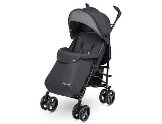 LIONELO - Poussette irma noir-dark gris