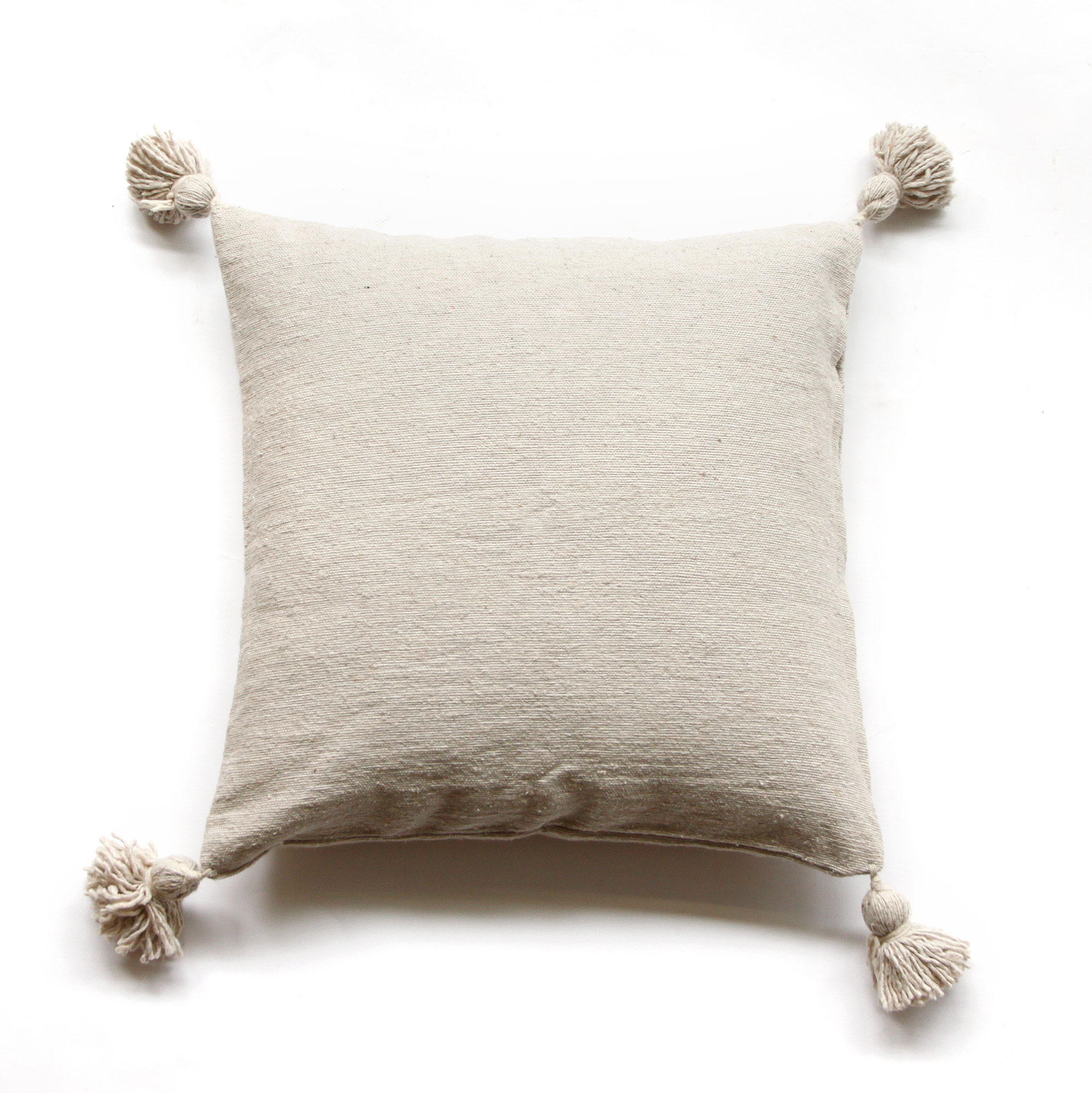 Kissenbezug creme, B 50 cm, H 50 cm von fischer's lagerhaus