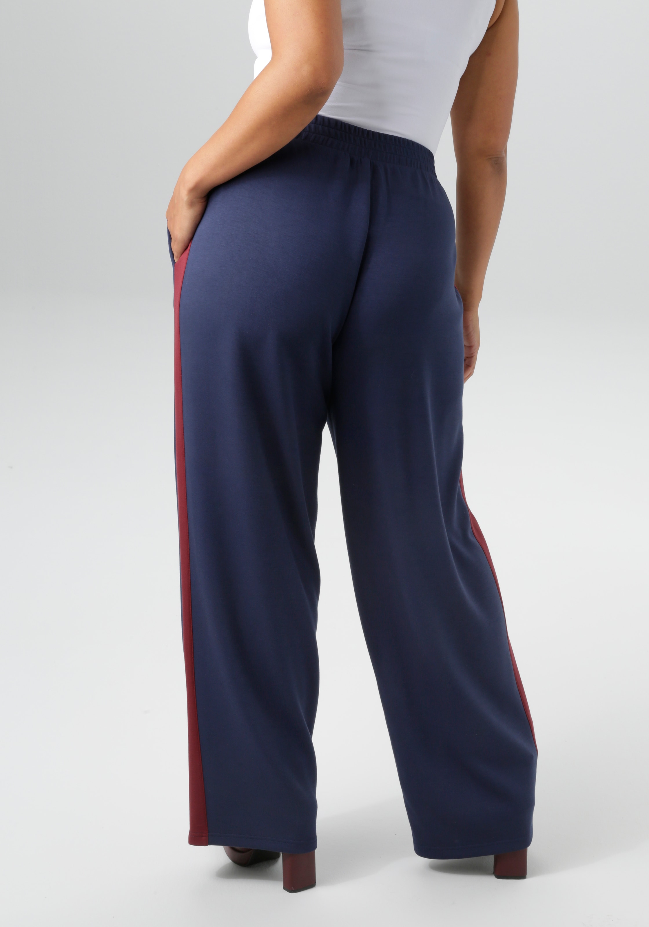 Aniston PLUS Sweathose  aus super weichen, elastischen Jersey-Qualität - NEUE KOLLEKTION