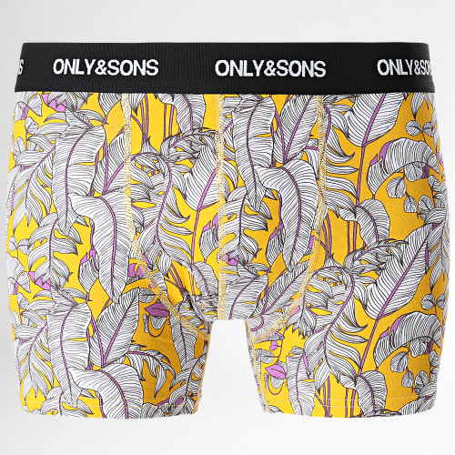 Lot De 3 Boxers Fitz Blanc Vert Kaki