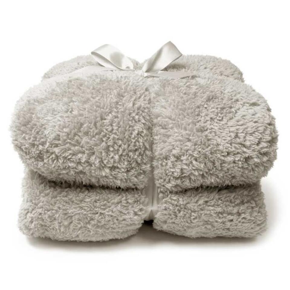 Unique Living - Teddy plaid 150x200cm chateau grey
