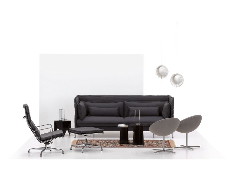Vitra Metal Side Table bijzettafel outdoor middel wit