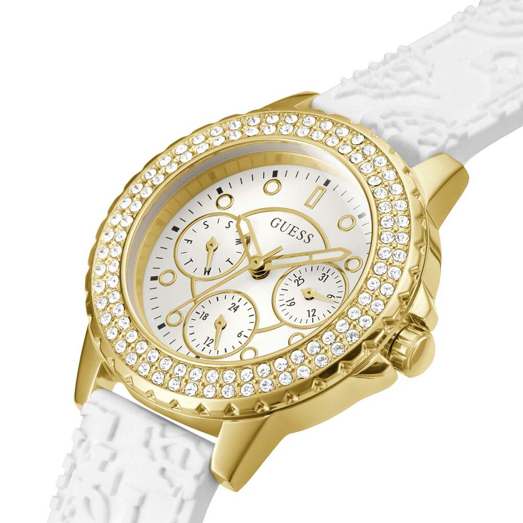 Montre Guess Crown Jewel Blanc