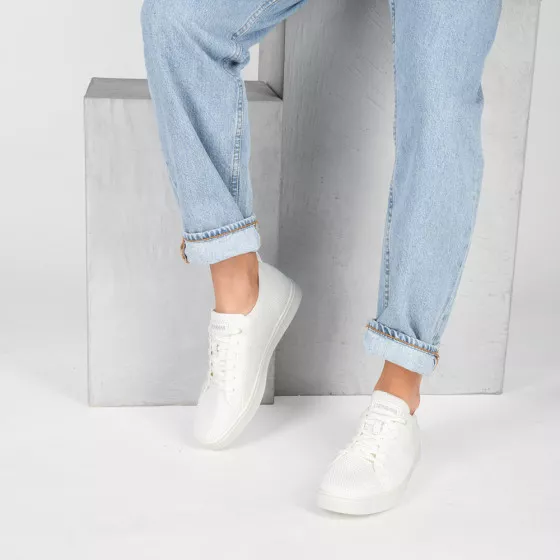 Baskets BLANC DENIM SIDE