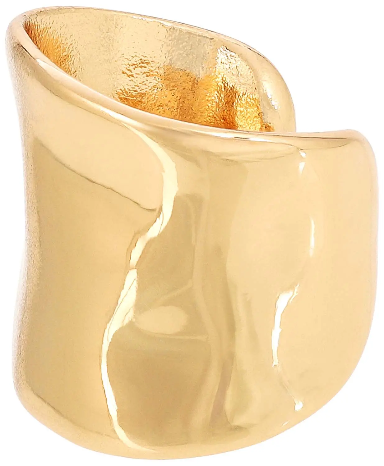 Earcuff - Hammered Gold
