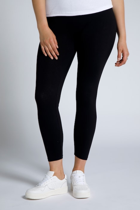Leggings Doppelpack, schmal, High Waist, Elastikbund