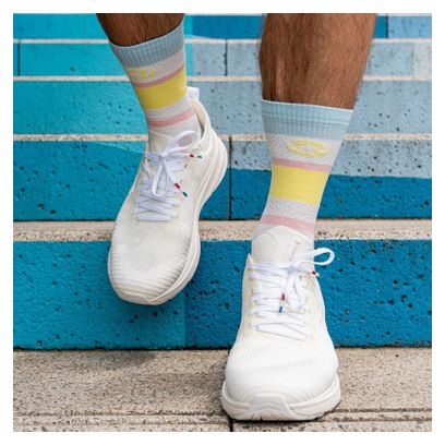 Chaussettes BV Sport Light Run ''Ibiza'' Pastel Bleu
