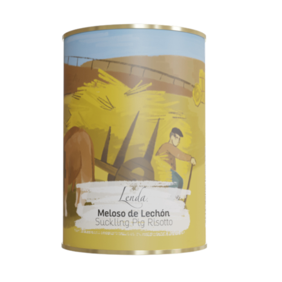 Lenda Meloso de Lechón lata para cães