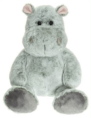 Teddykompaniet Kosedyr Flodhest Melert 38 cm, Pistasj