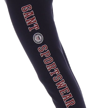 GANT Jogginghosen - Wappen Shield - Evening Blue m. Rot
