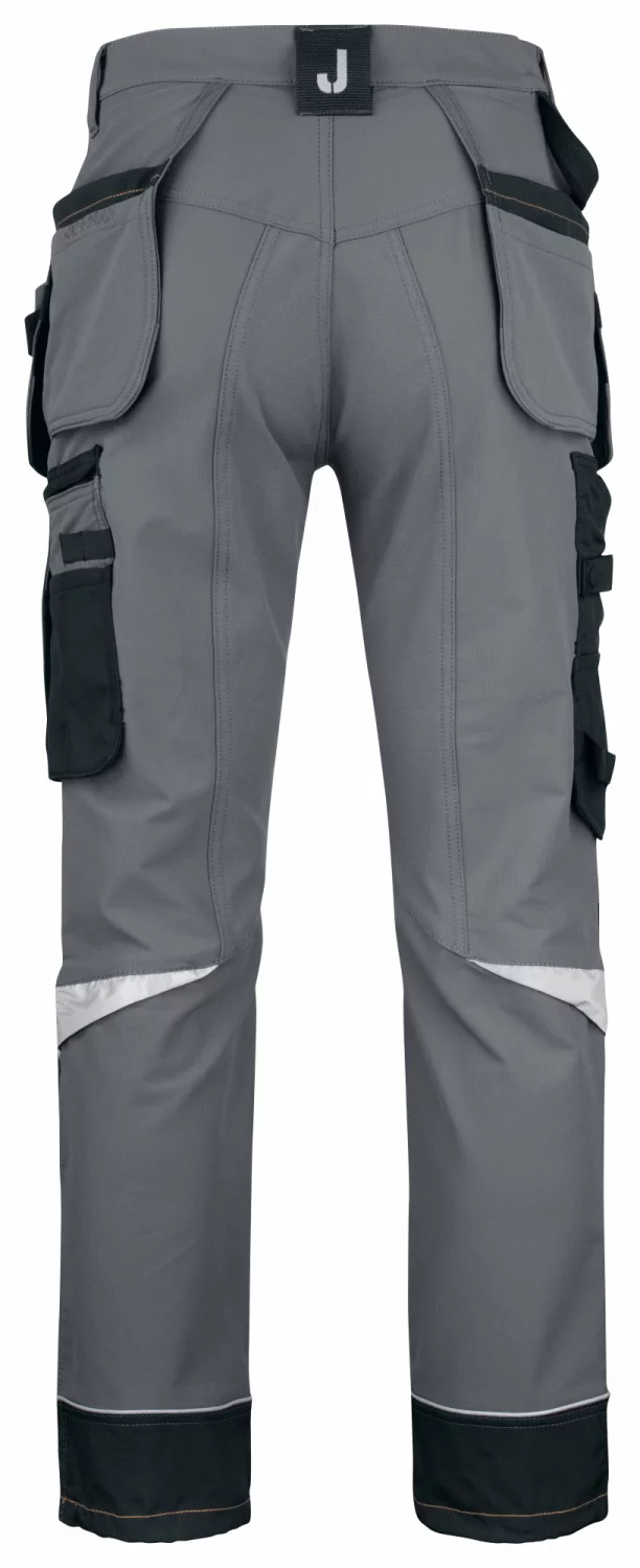 Jobman 2191 Werkbroek Stretch - Maat 44 - Grijs/Zwart