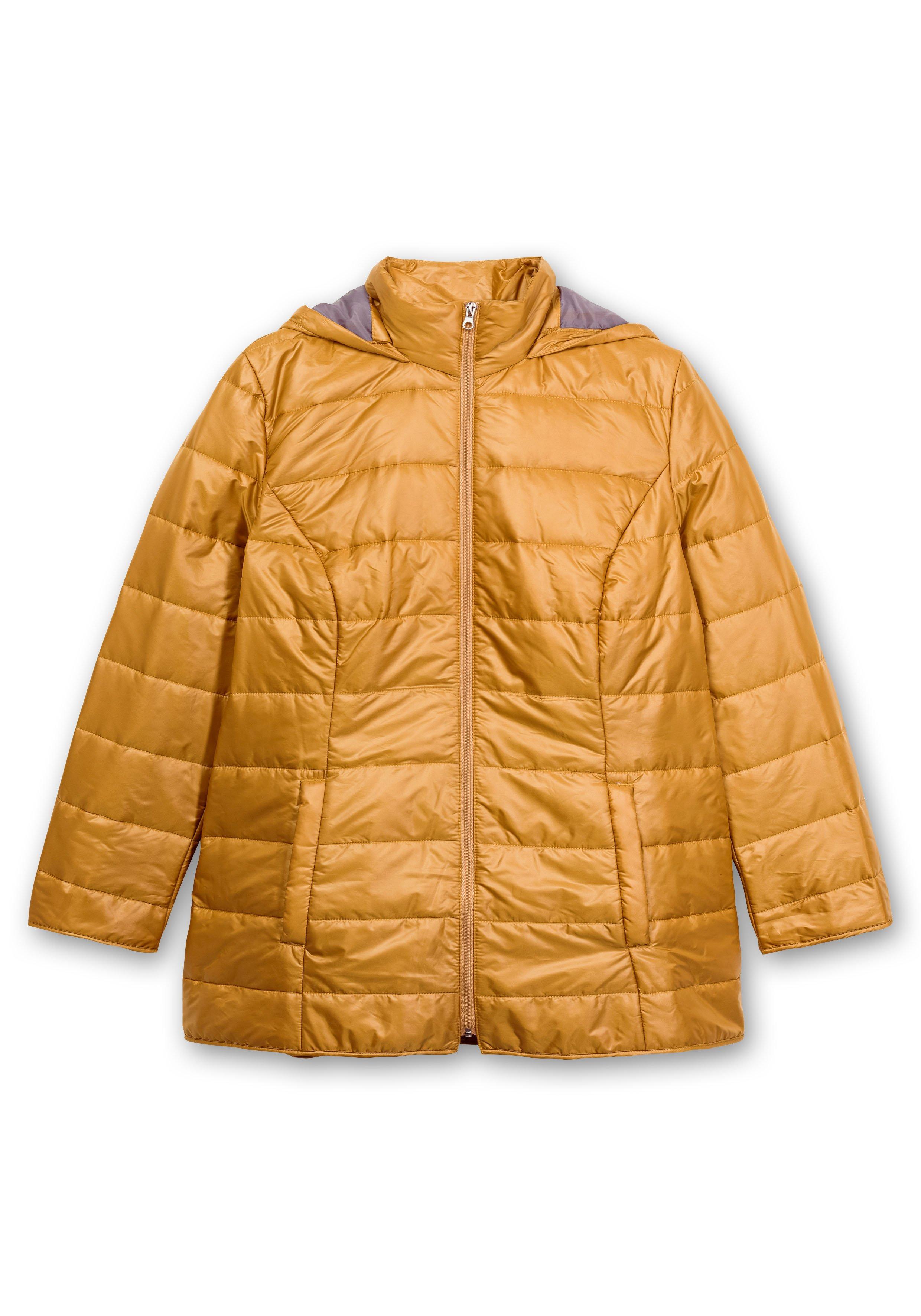 Leicht wattierte Steppjacke mit Kapuze