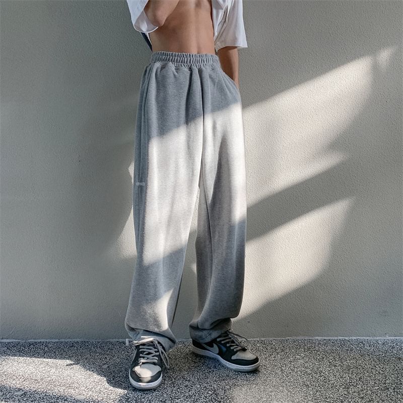 GRAYCIOUS - Hoge taille effen joggingbroek