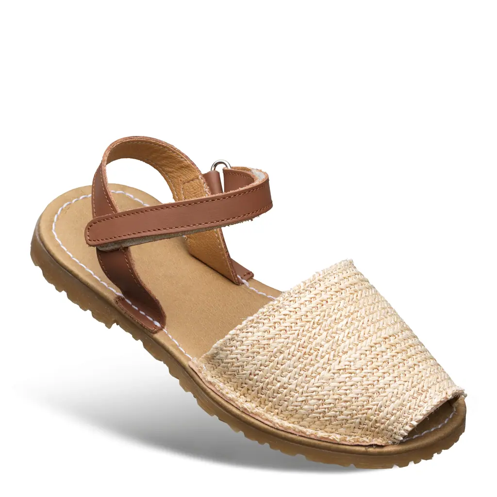 KINDER - Sandale SMILE beige-braun