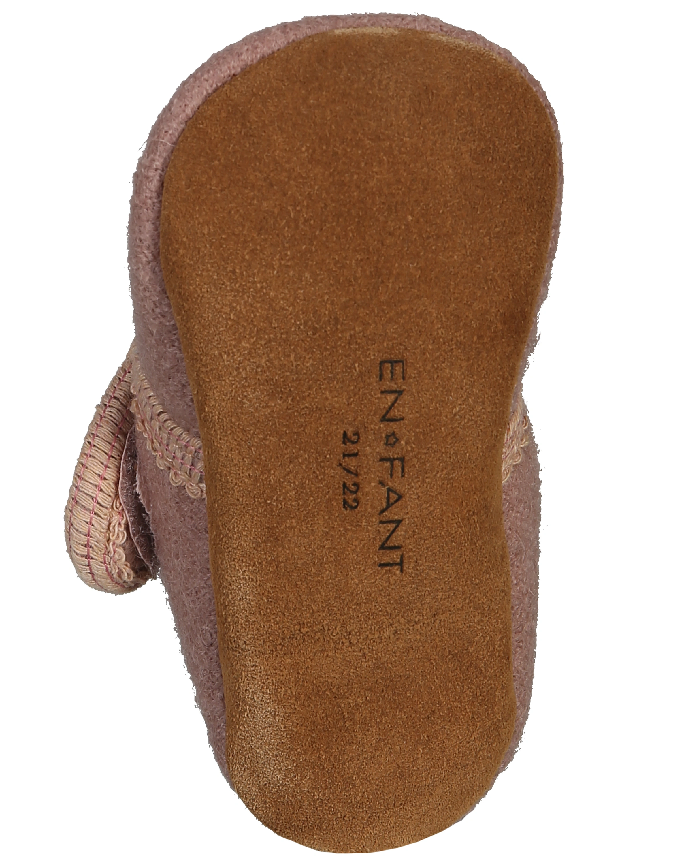 Klett-Krabbelschuhe MOBIL aus Wolle in bark