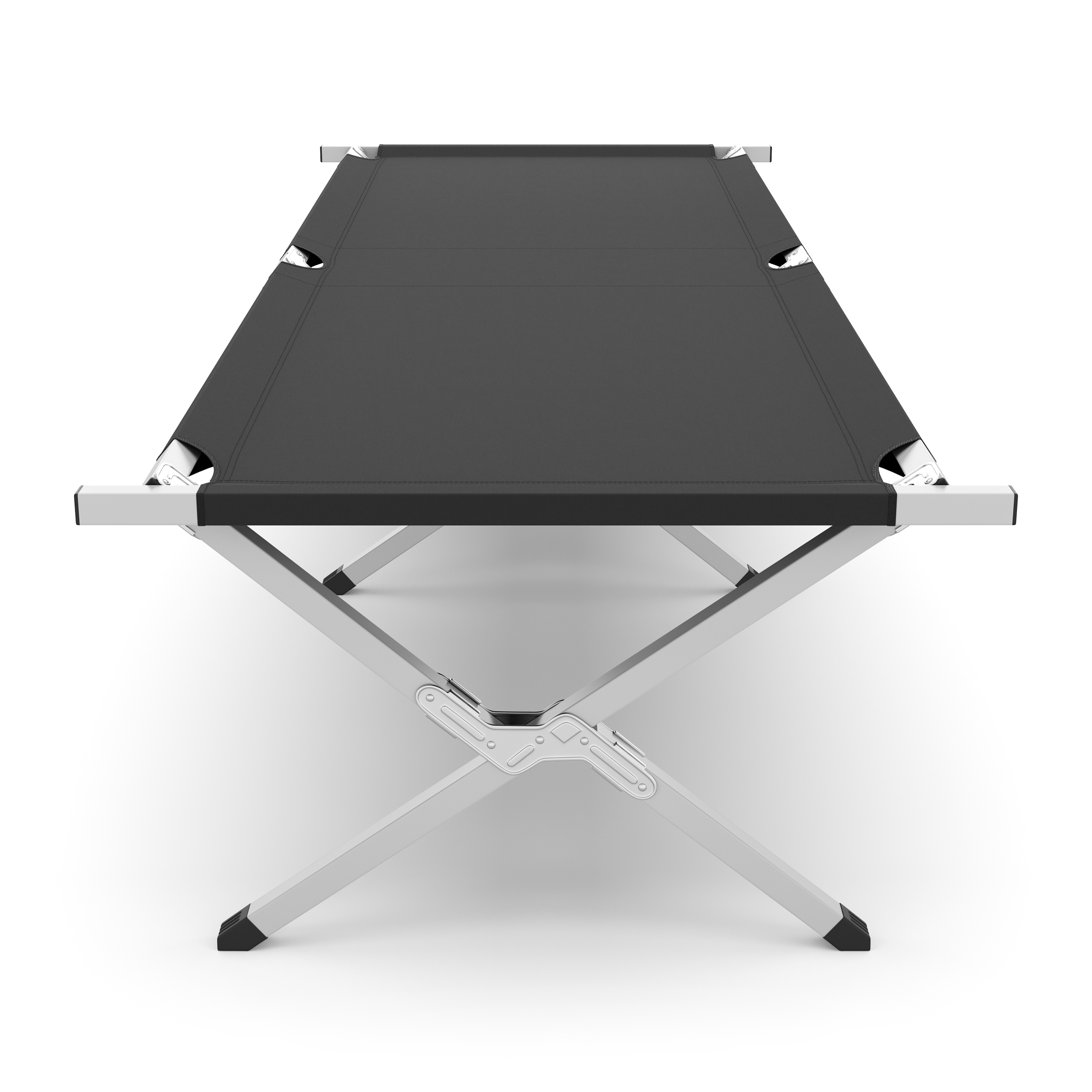 Campingbett klappbar EMERY 190 x 63 x 42 cm anthrazit