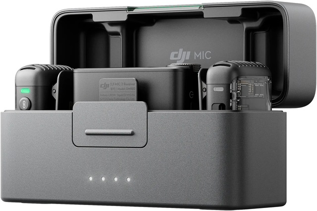 DJI Mikrofon »Mic 2 (2 Sender + 1 Empfänger + Ladeschale)«
