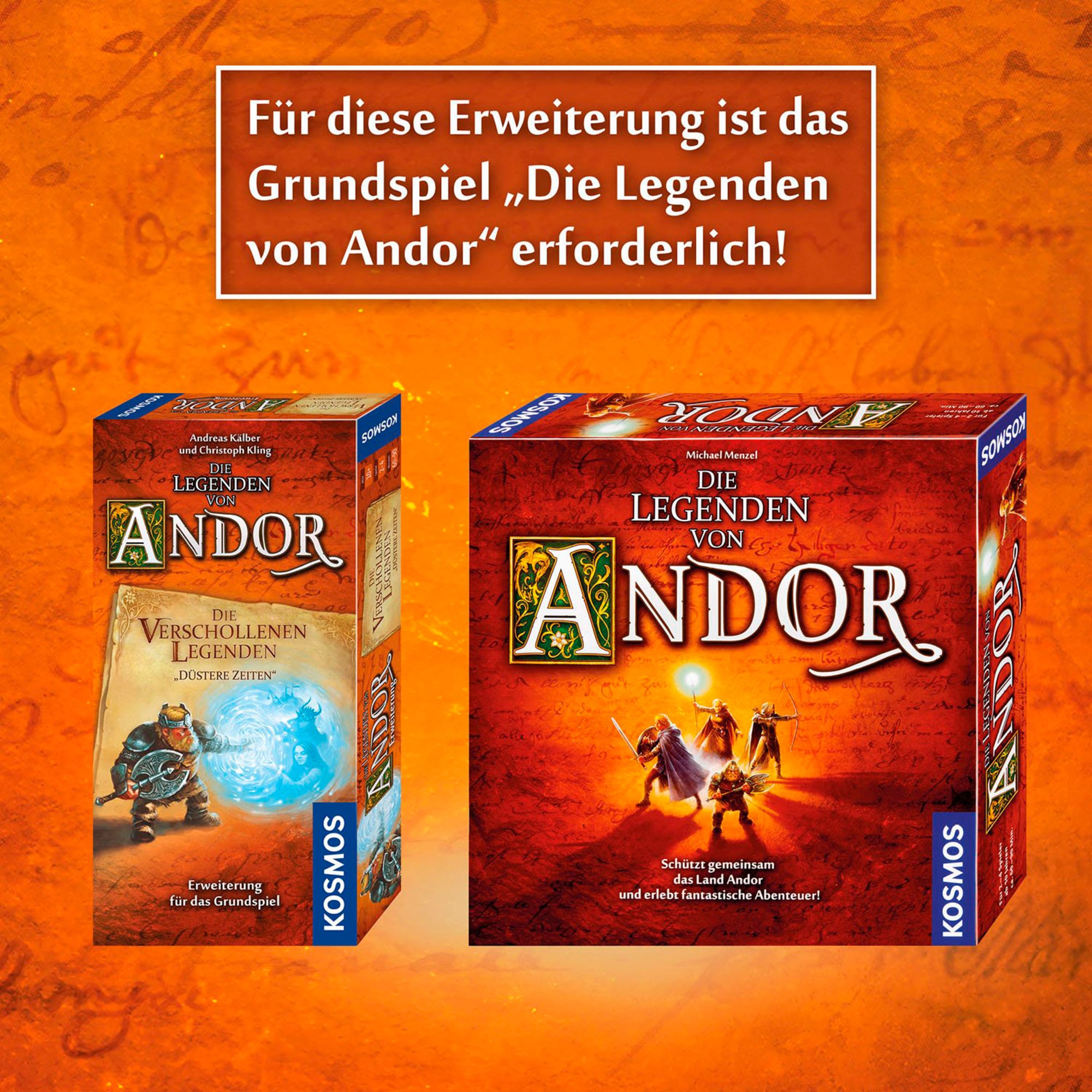 Kosmos Brettspiel Die Legenden von Andor - Die verschollenen Legenden 